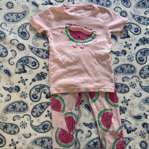 Carter's Pink Watermelon Pajama Set